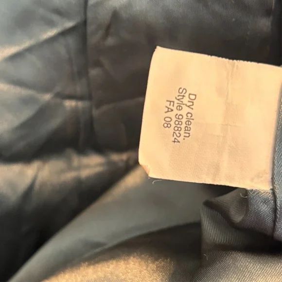 J CREW Jacket 100% Wool Ruffles‎ Preppy Black Academia Womens Sz 0 XS/Small - Picture 10 of 11